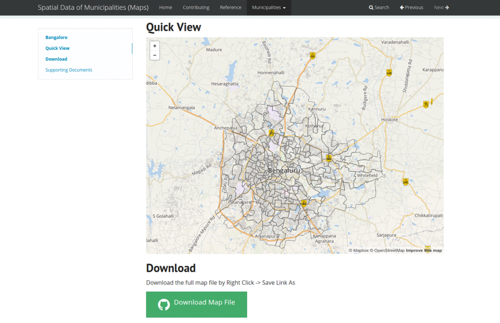 Muncipality maps