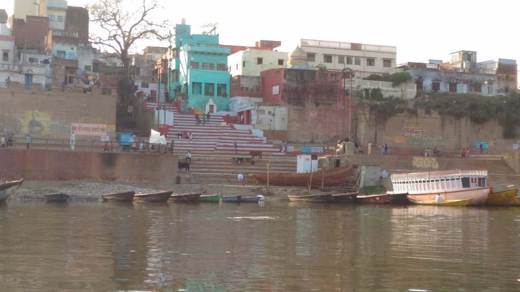 Yet another Ghat, view from boat.