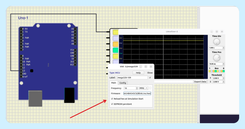 Load hex firmware from a path in SimulIDE