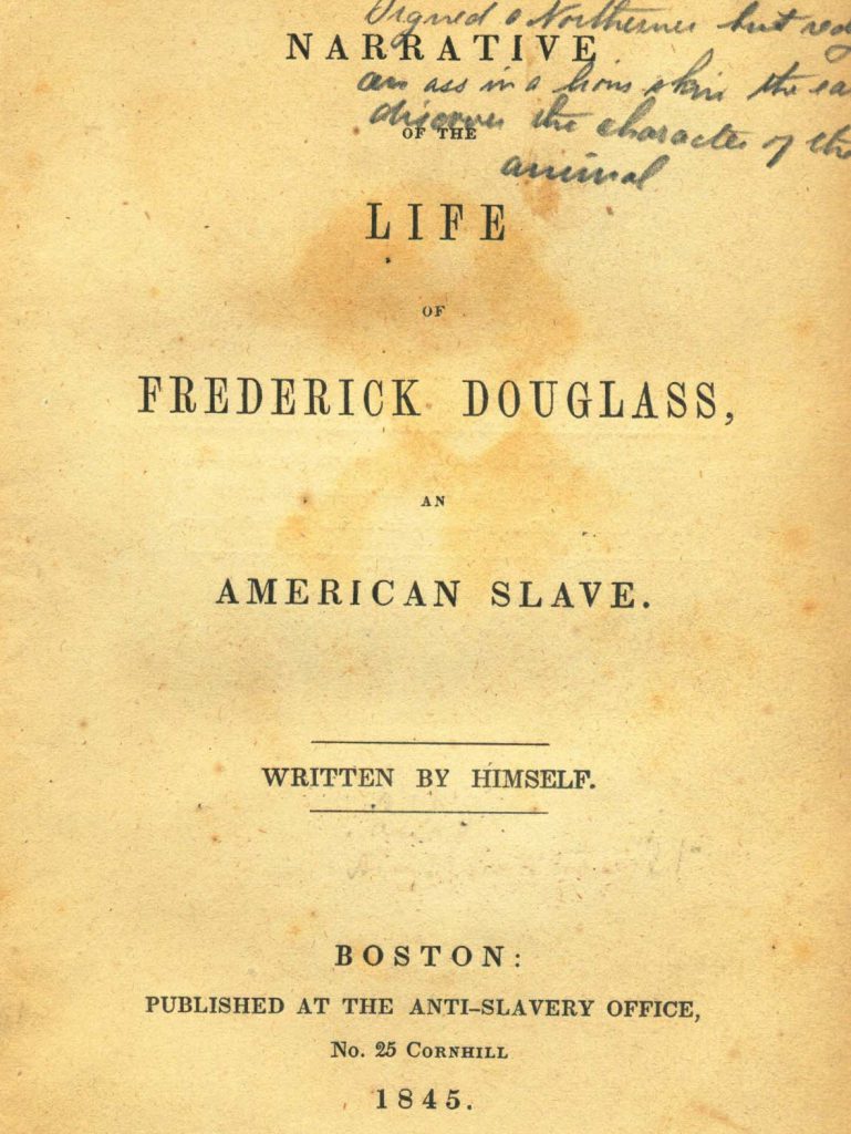 narrative of the life of frederick douglass an american slave by frederick douglass