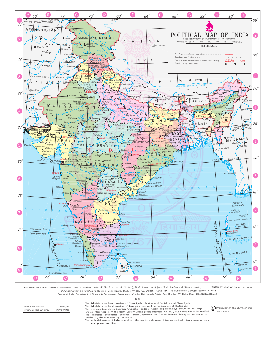 Resultado de imagen de political map of india 1767