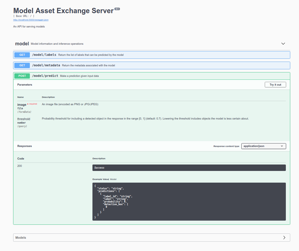 APIs exposed. You can use the built in Swagger UI to browse.
