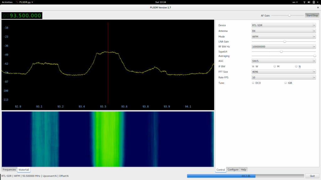 A powerful Python-based software-defined radio (SDR)