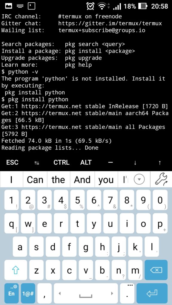 Install Python Package