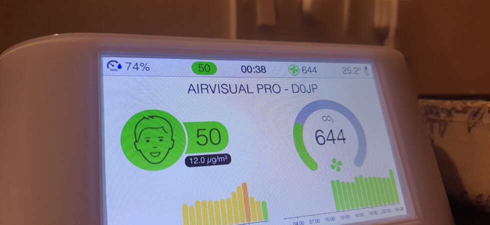 AirVisual Pro indoor air quality monitor