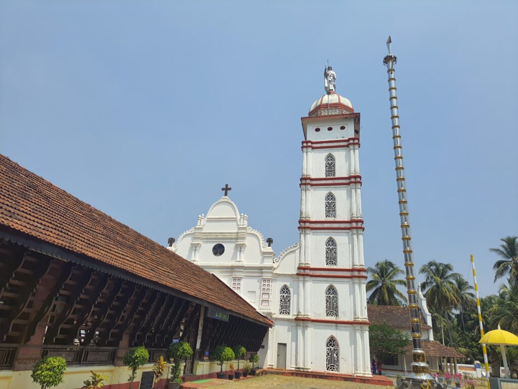 St. Thomas Syro-Malabar Church, Palayur. Side view