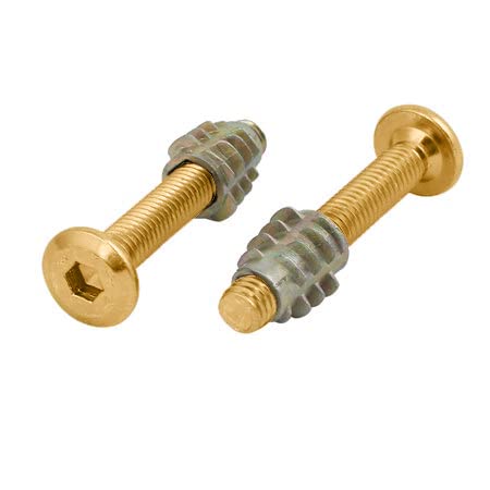 M6x50 mm Allen JCB Screw with M6x13 mm Internal Thread Wood Insert D-Nut.