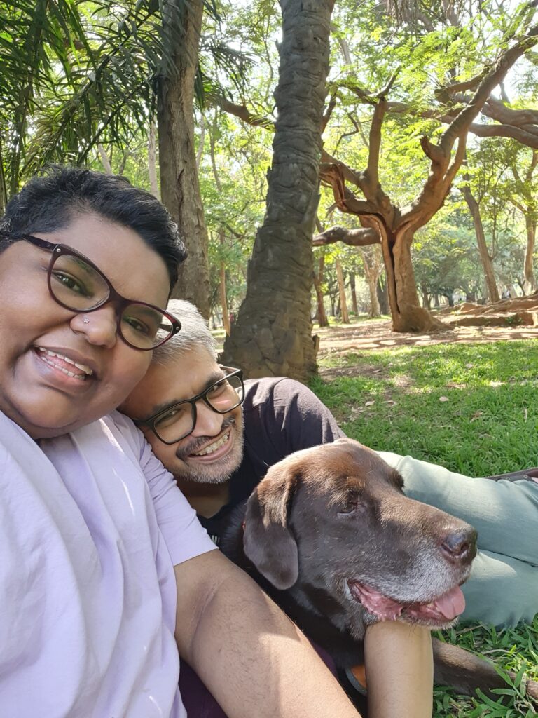 Us at Cubbon Park