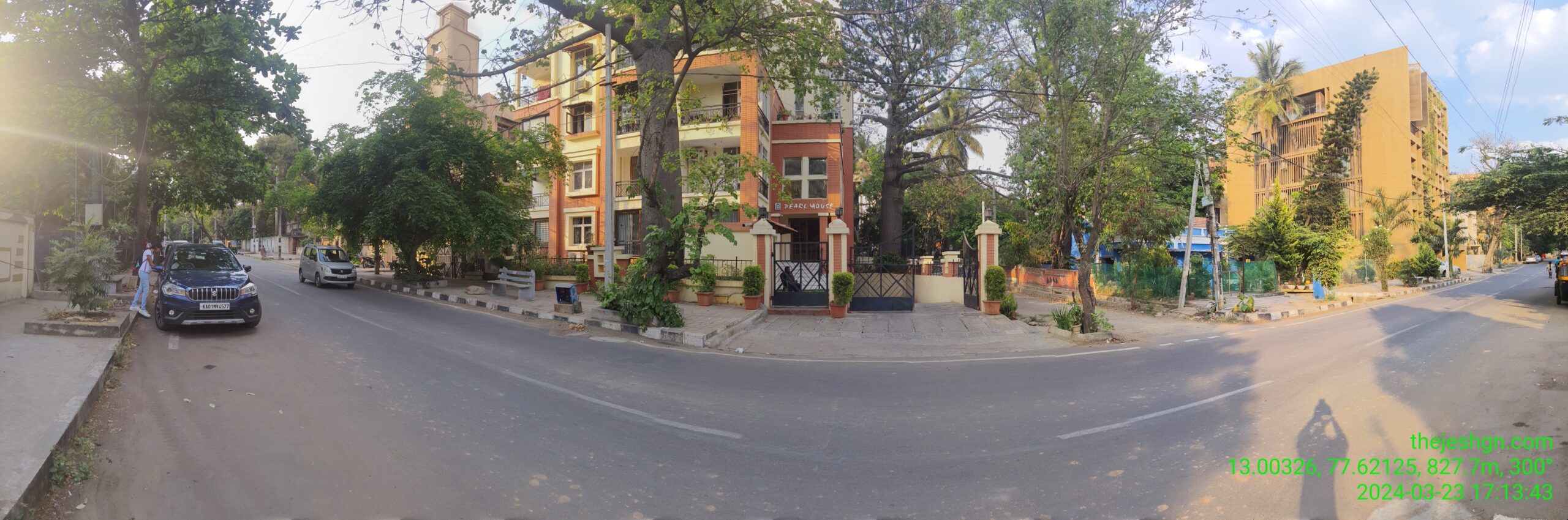 Panorama view of Pearl House