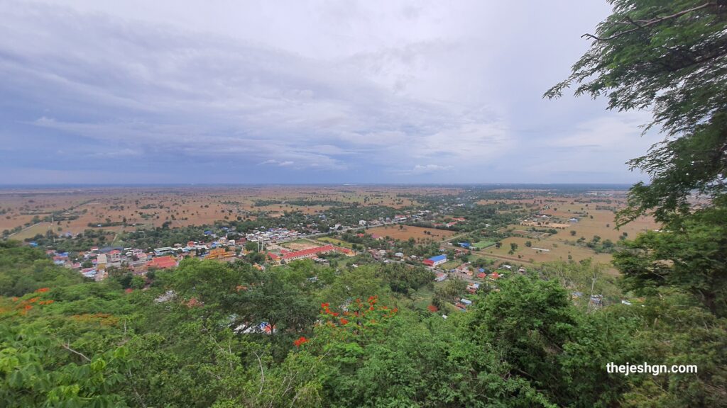 View from the top of Phnom Sampeau