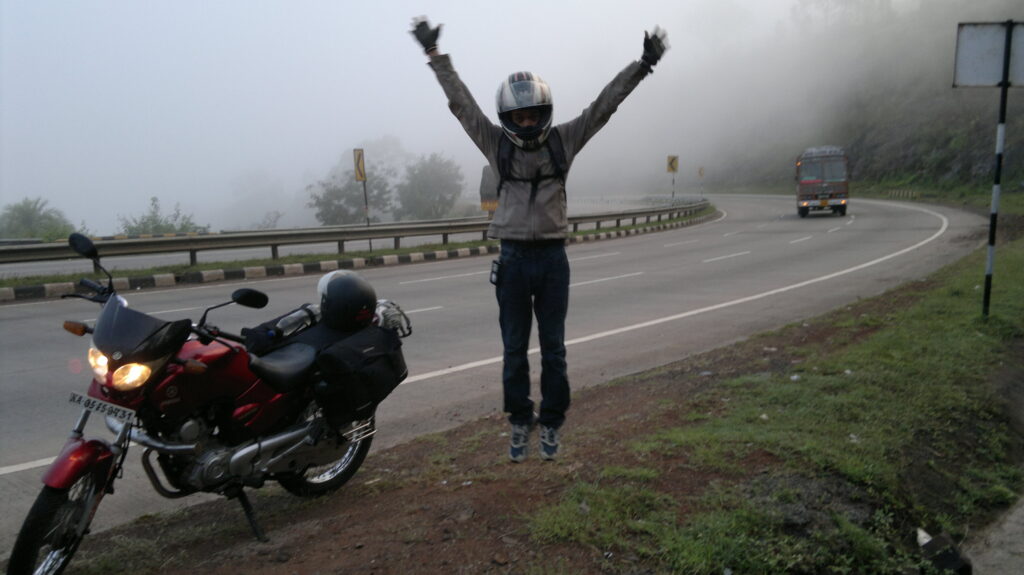 On my way back from Rohtang, entering Karnataka