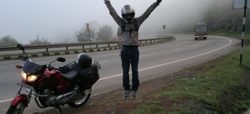 On my way back from Rohtang, entering Karnataka