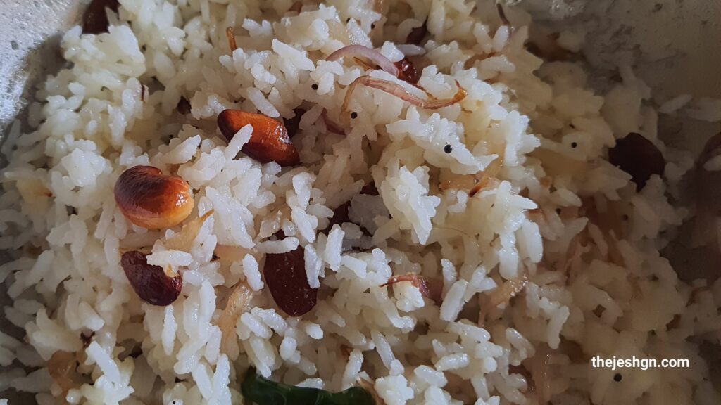 Cooking after a long time - Ghee Rice for Uma