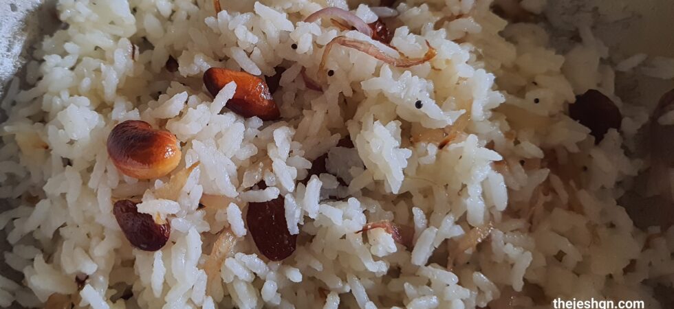 Cooking after a long time - Ghee Rice for Uma