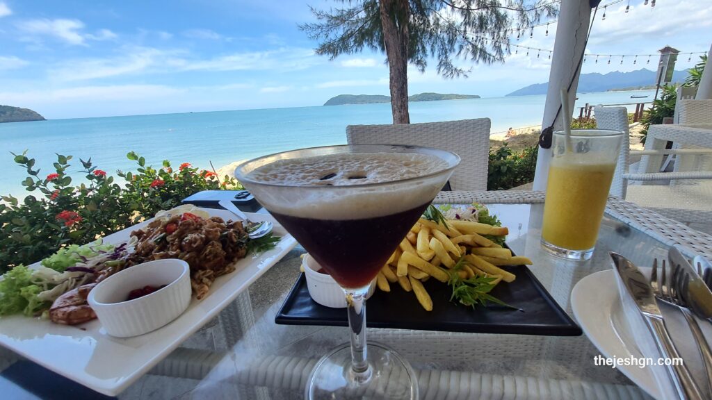 Espresso martini at Frangipani Langkawi Resorts