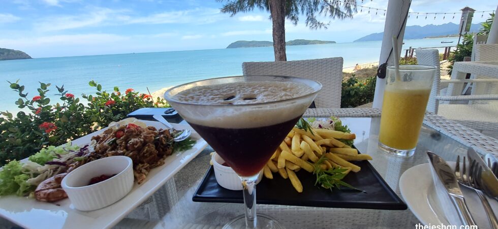 Espresso martini at Frangipani Langkawi Resorts