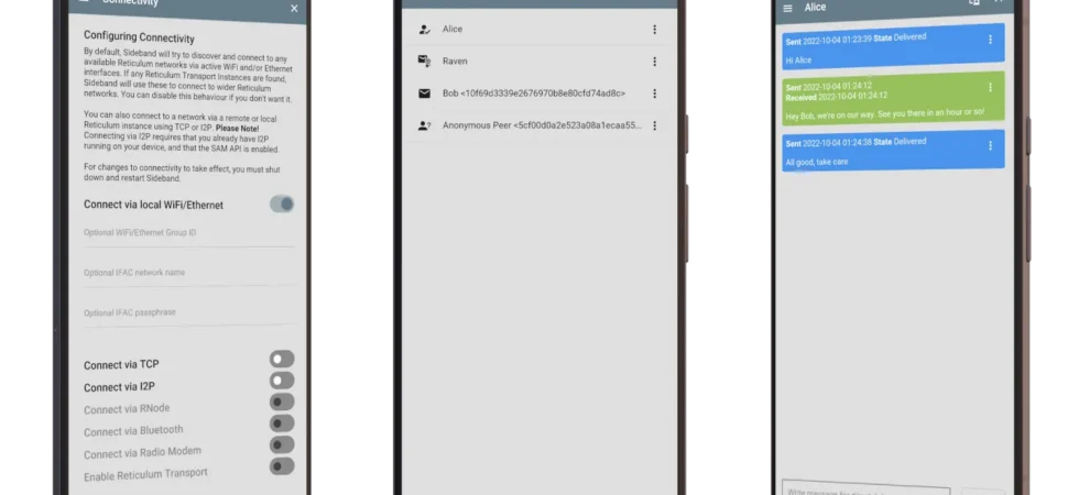 Sideband is an extensible LXMF messaging and LXST telephony client