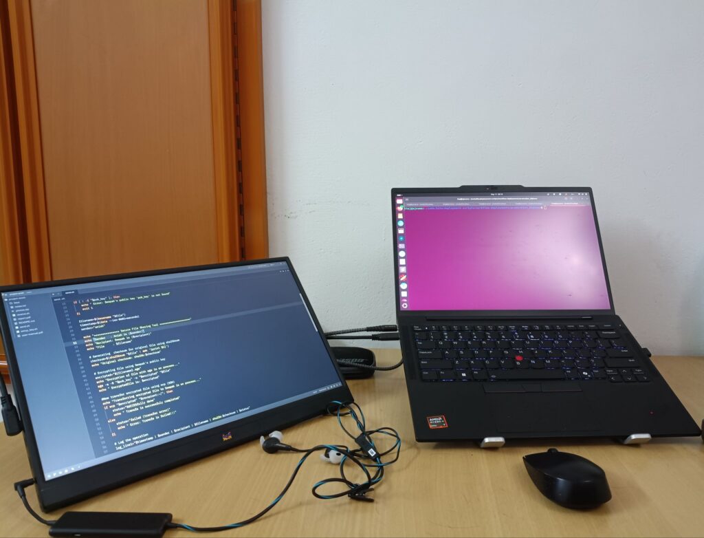 Travel work setup
