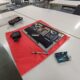 We opened a laptop in the classroom to see what was inside.
