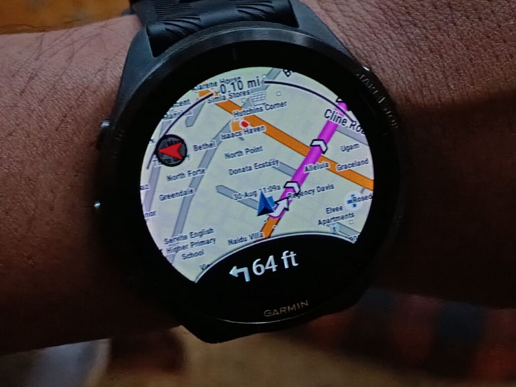 I am so happy that I can see maps on my wrist.