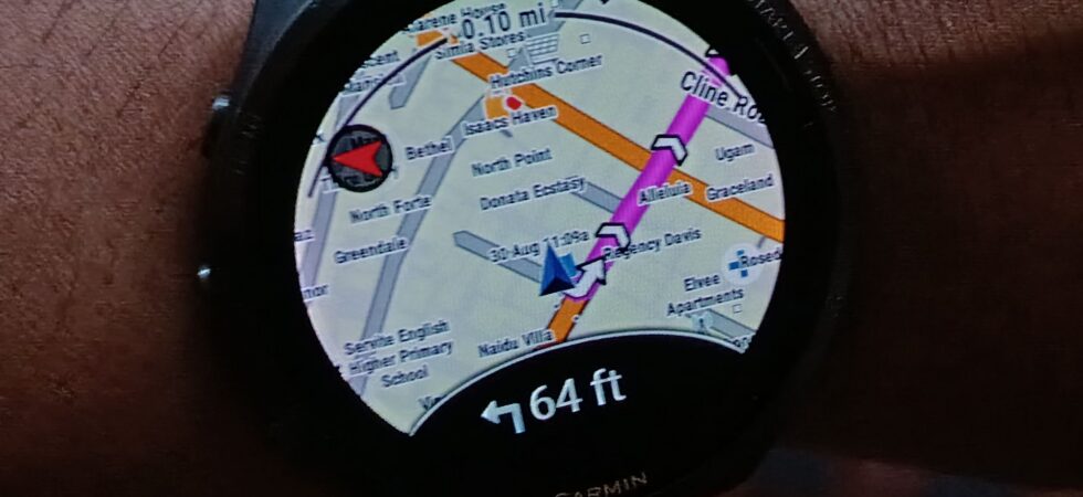 I am so happy that I can see maps on my wrist.