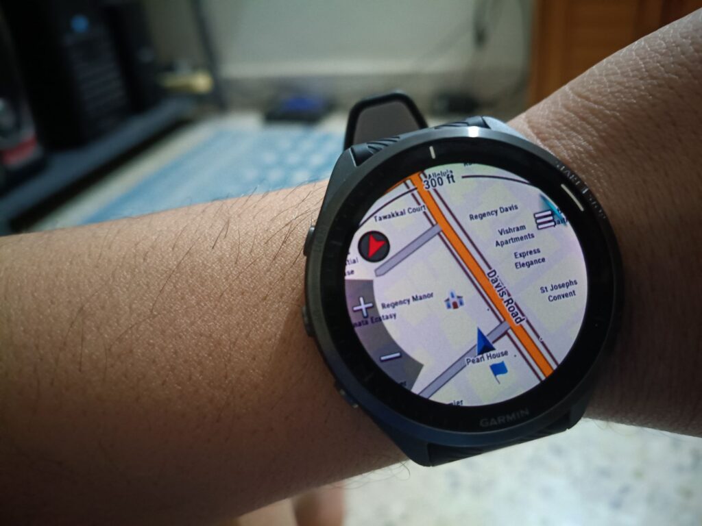 Offline Maps on Garmin Forerunner 965.