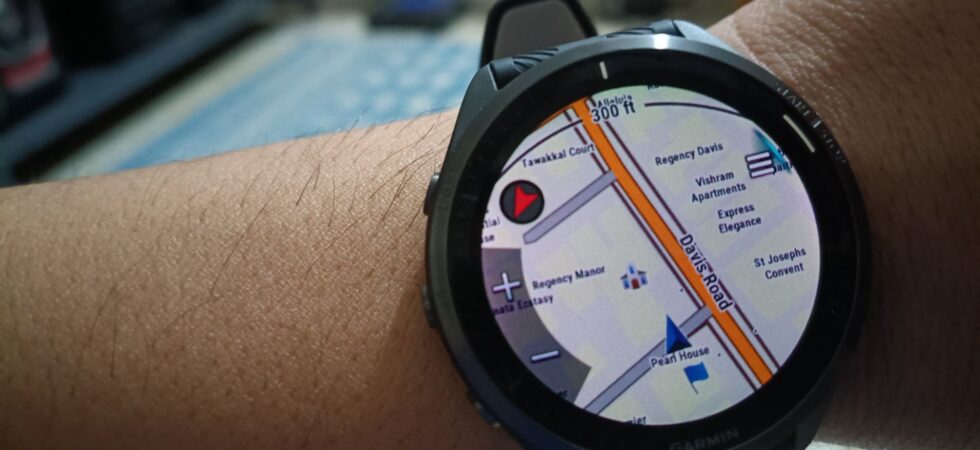 Offline Maps on Garmin Forerunner 965.